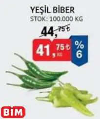 YEŞİL BİBER YEŞİL BİBER